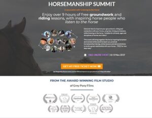 HippoLogic Horse training is featured in the Horsemanship Summit of Grey Pony Films