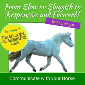 From Slow and Sluggish to Responsive and Forward Horses without Whips.